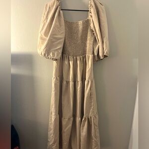Cream Prairie Dress